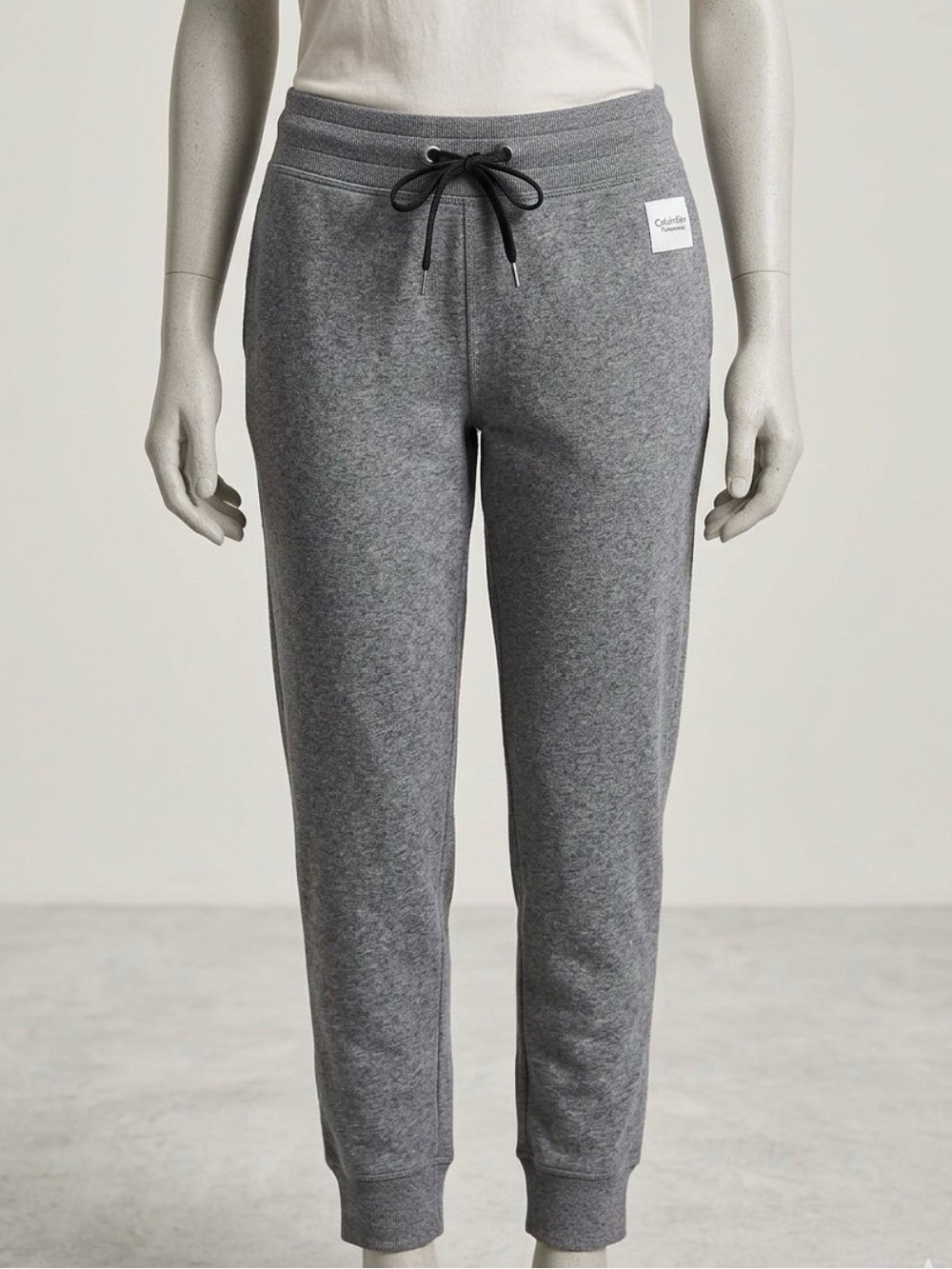Calvin Klein Performance Heather Gray Athletic Joggers Sweatpants Large